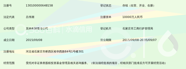 河北联投股权投资基金管理